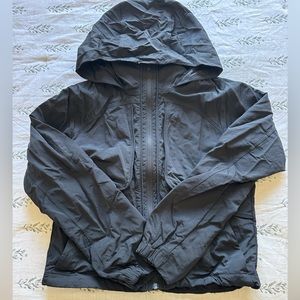 lululemon Always Effortless Rain Jacket size 2 black